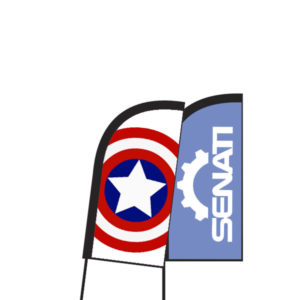FlyBanner BLADE con Bandera 70x150cm